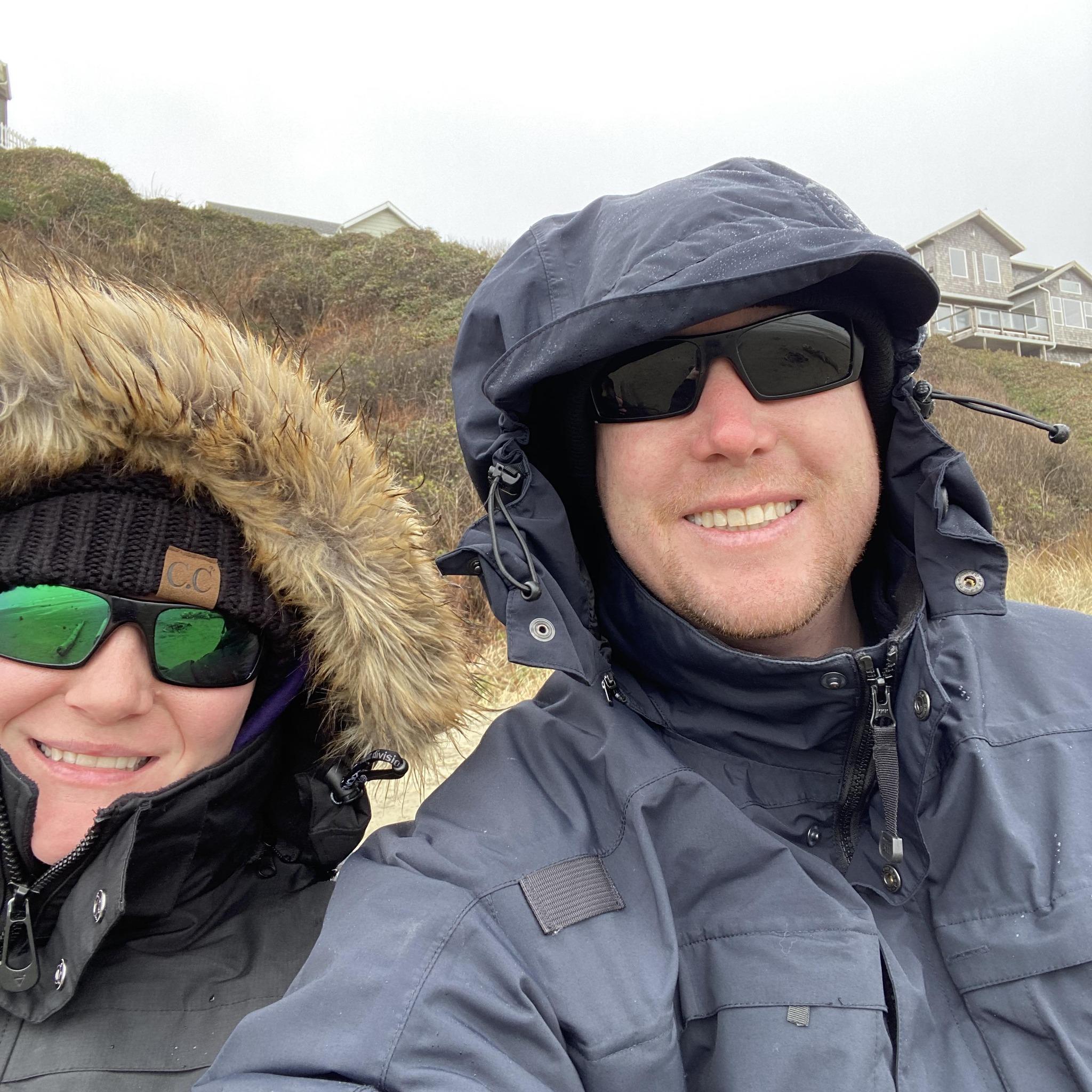 Oregon around January! Make sure you bring something warm for the wedding!