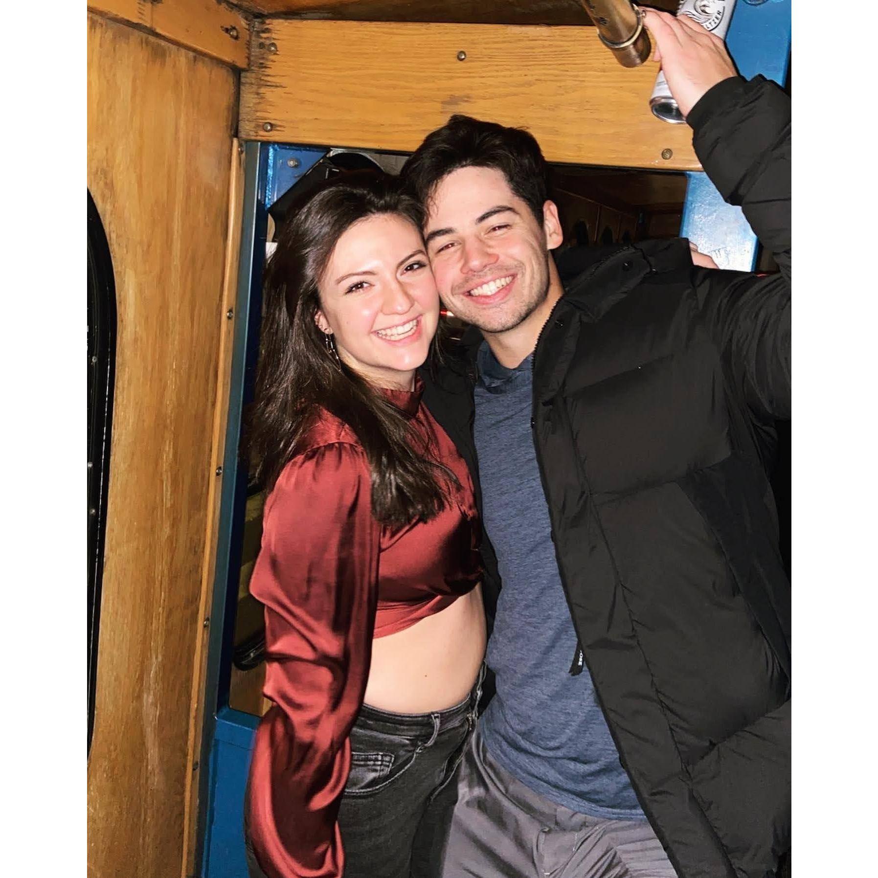 Trolley ride around NYC for Naimah's bday!!