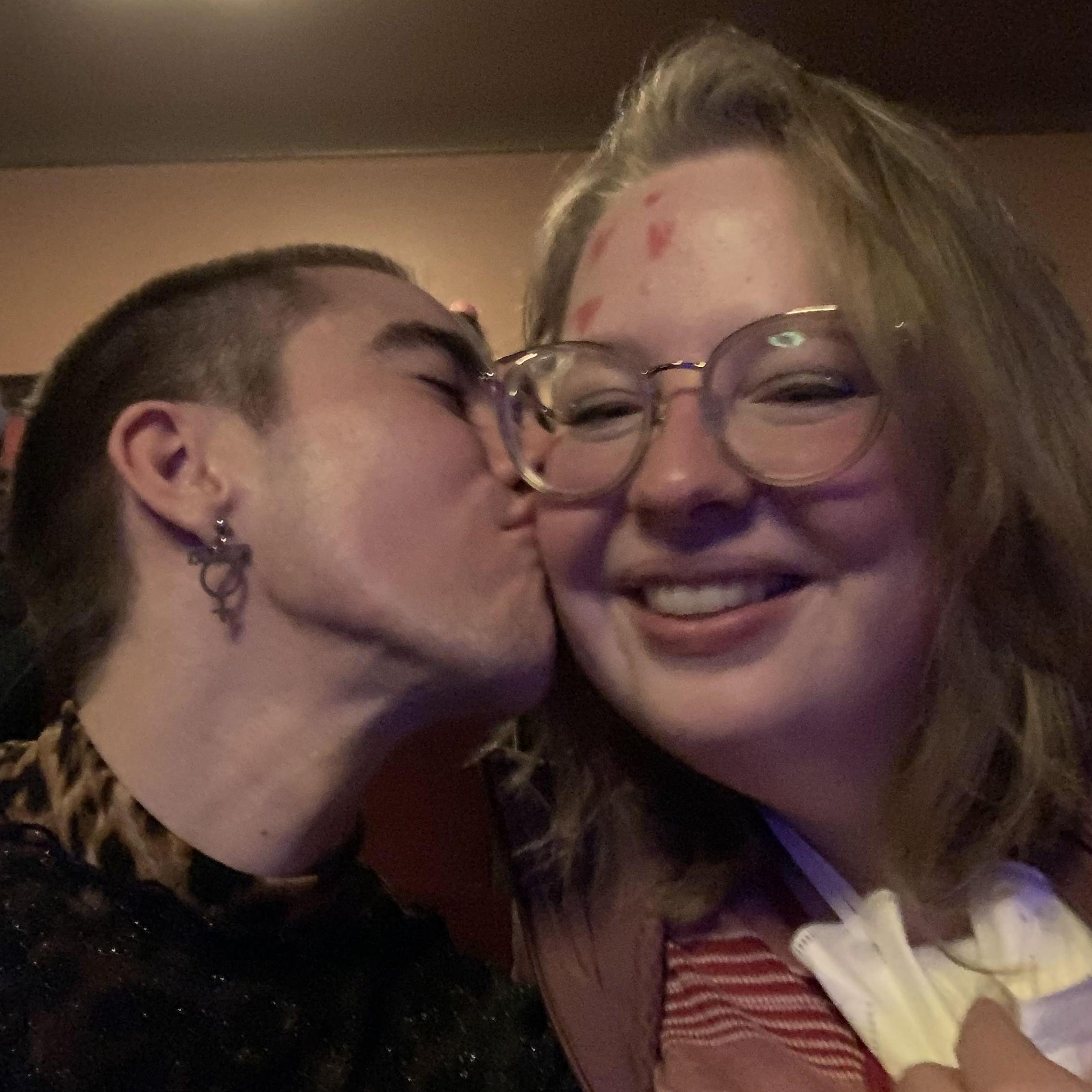 EQ: These pics are from a drag show we went to in Detroit with my mate of honor, Nat!