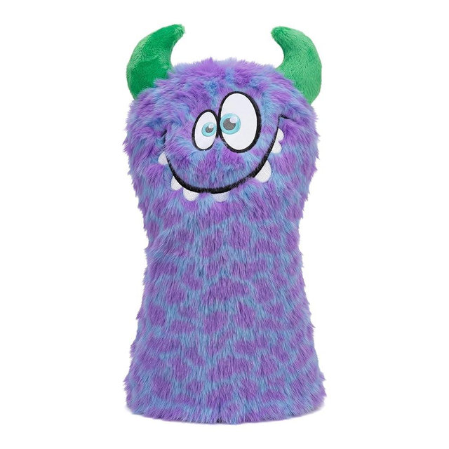 Vesperlux Cute Monster Golf Head Covers, Fluffy Plush Golf Club Protectors for Driver Fairway Hybrid Putter, Fun Golf Accessories Gifts for Men Women Golfers
