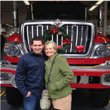 Joey with his Mom-e, Suzie