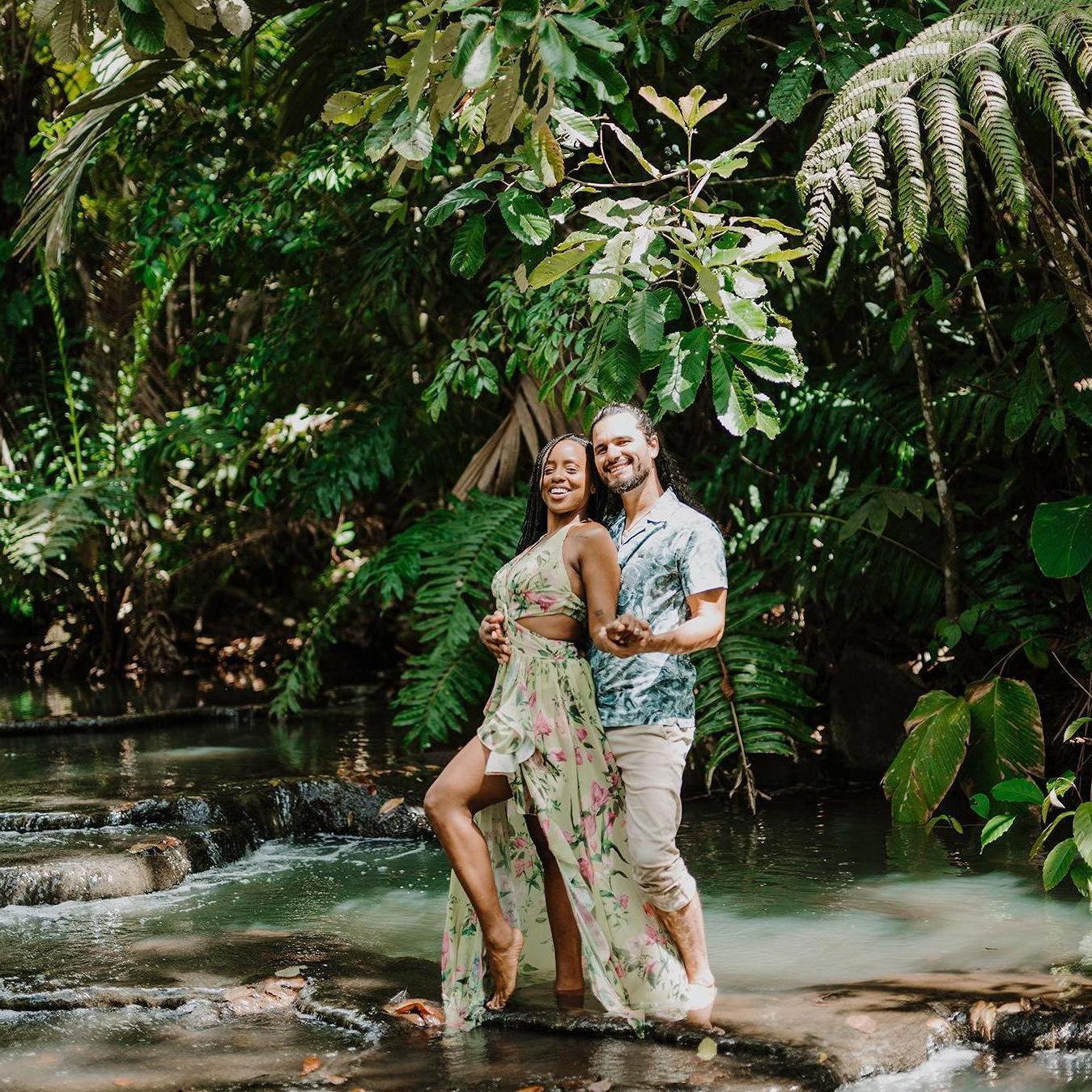 Tony and Auri find connection with the sun & moon. Tony represents the sun: constant, strong, achieving. Auri represents the moon: changing, tender, nurturing. 

Together, they create, protect, shine.