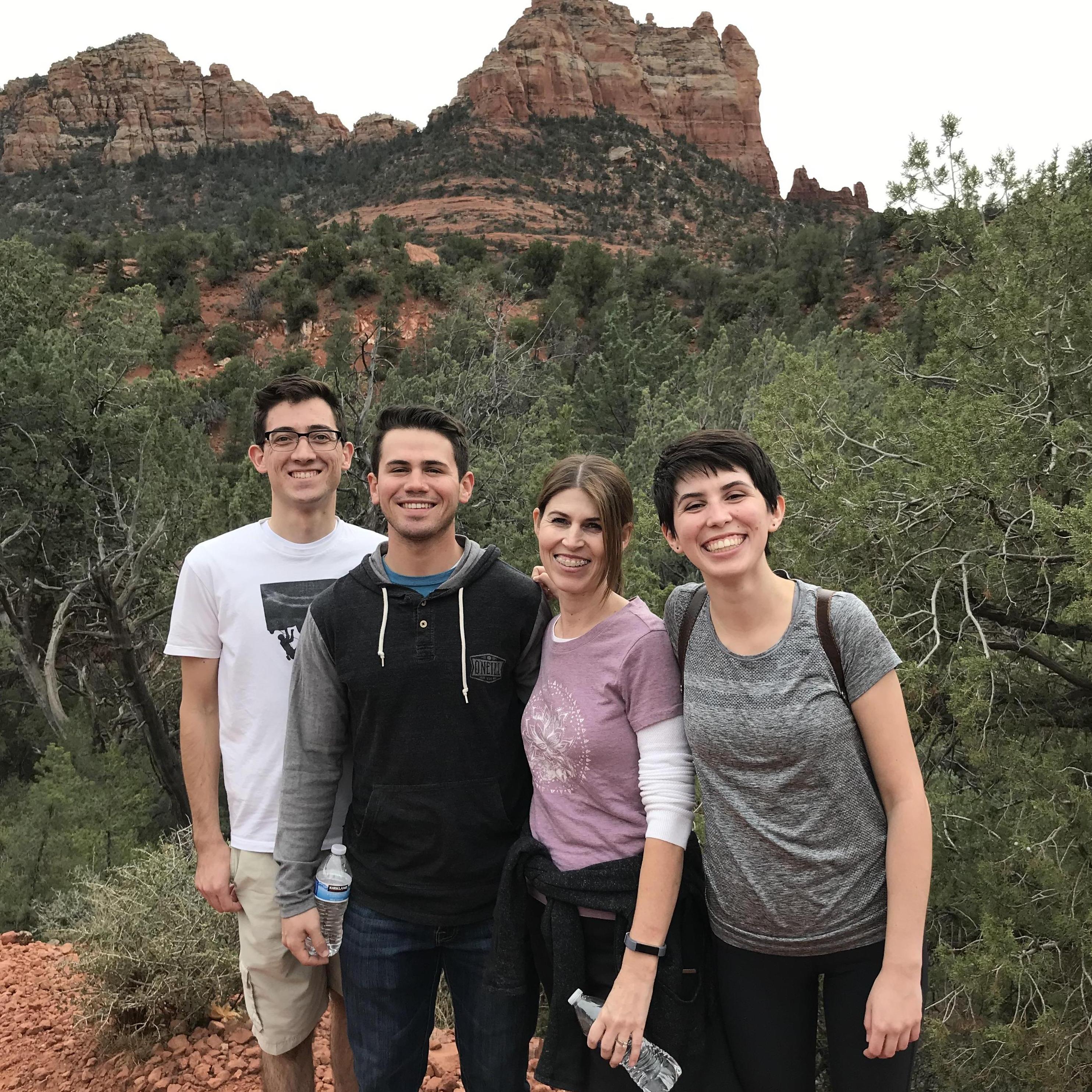 Shane met Sadie's family during Christmas break and asked her father for permission to marry her! It was an exciting day for the whole family!