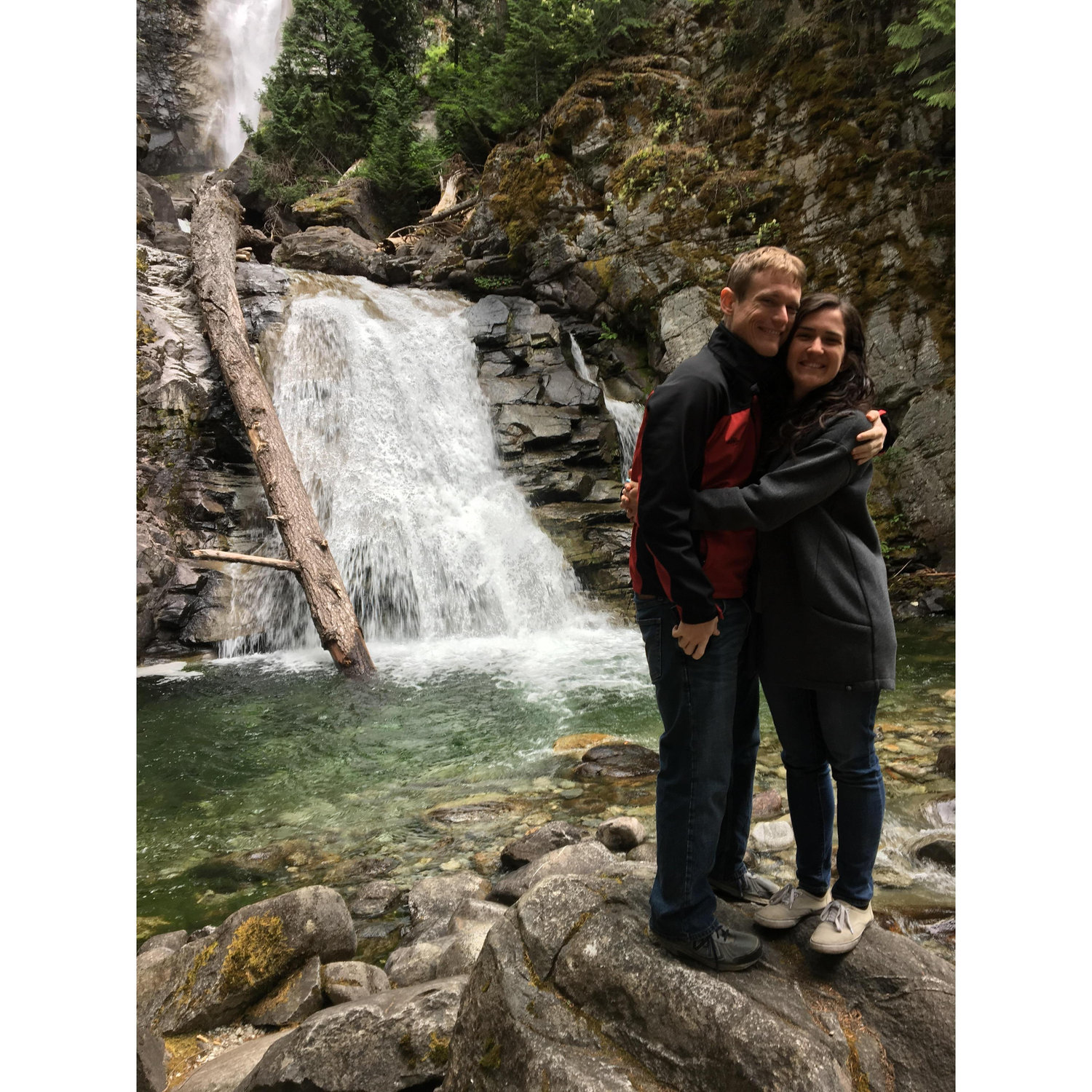 Rainbow Falls in Stehekin, Washington