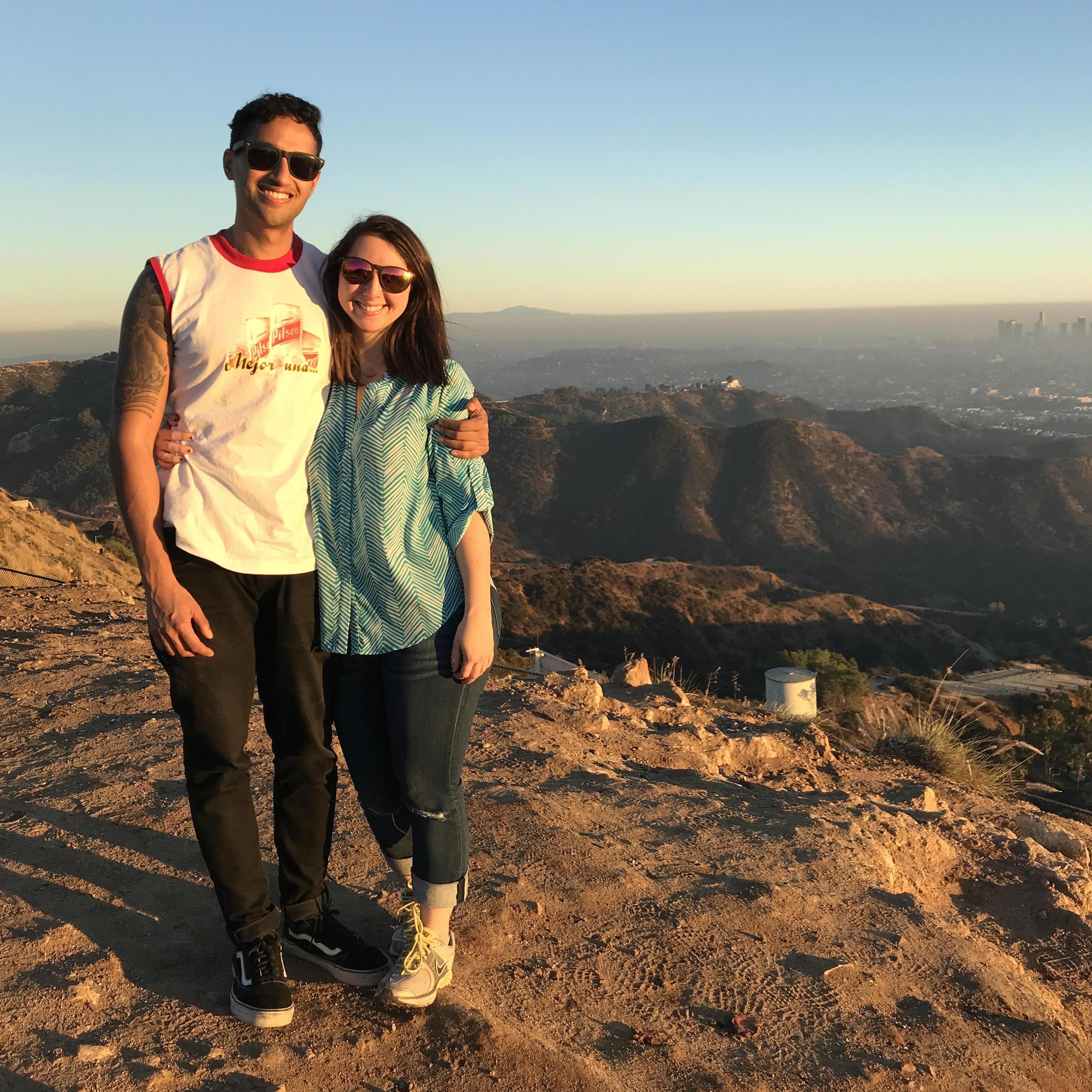 Our first vacation, Los Angeles. January 2018