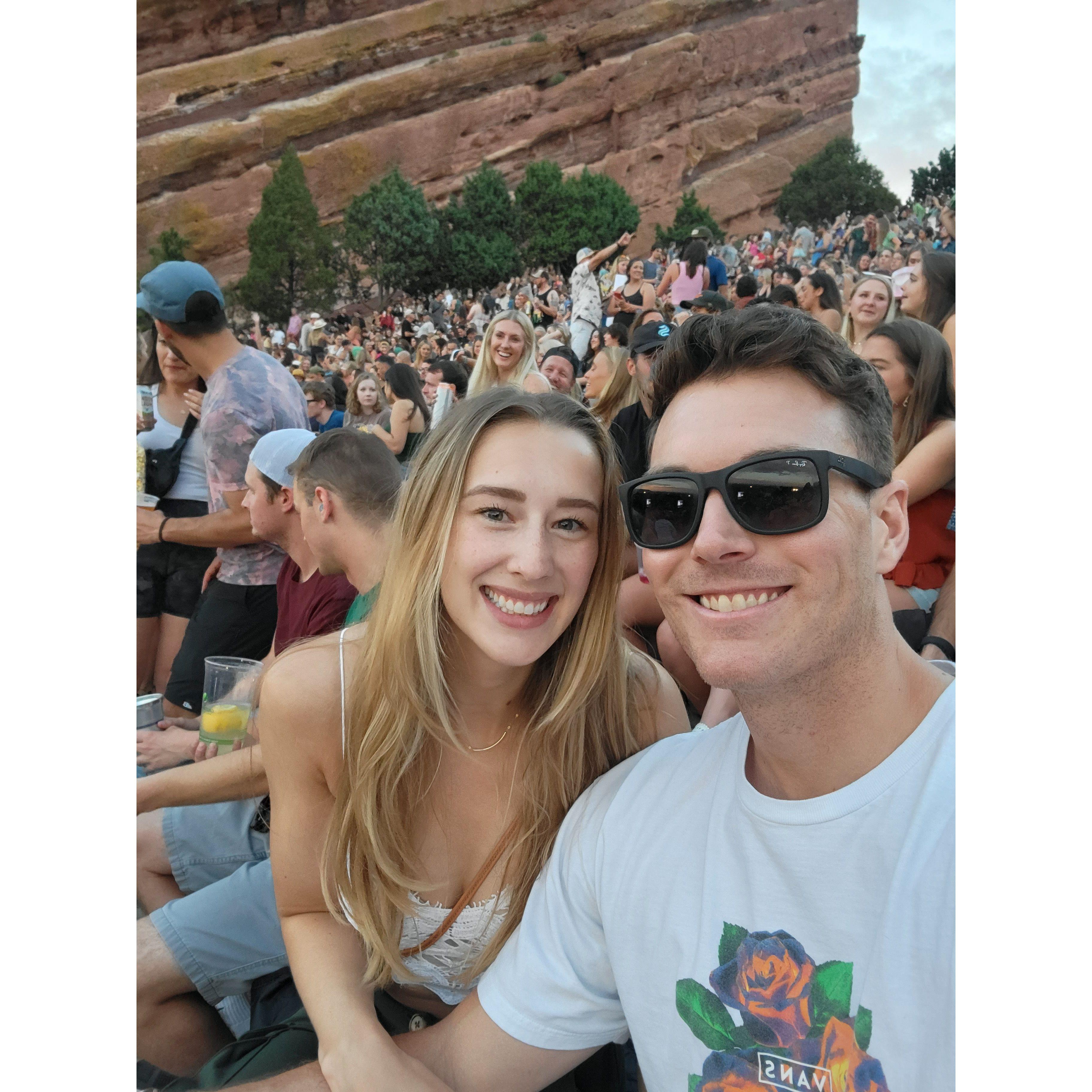 Concert at Red Rocks Amphitheatre