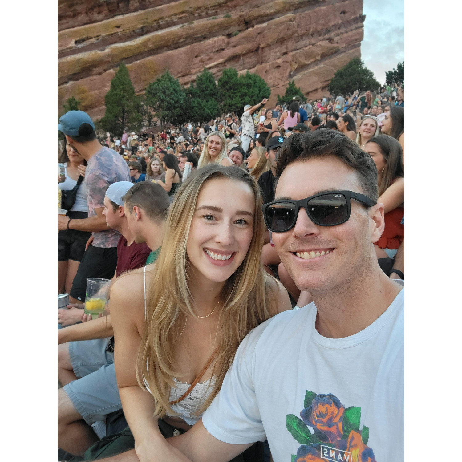 Concert at Red Rocks Amphitheatre