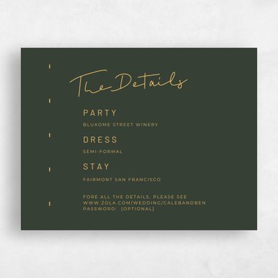 Deep Forest, Green Wedding Enclosure - Garret