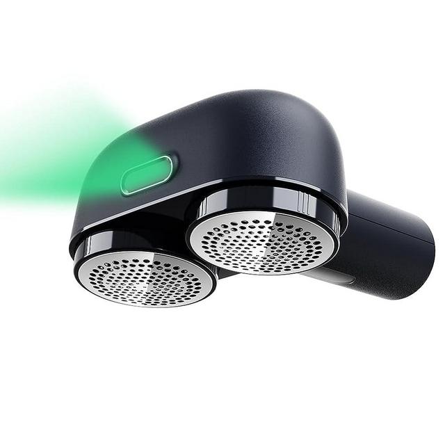 Nesugar Electric Professional Dual-Head Fabric Shaver and Lint Remover and Clothes Shavers with Green Light aided Identification, Rechargeable with 2 Spare Blades, 3-Speeds (M5)