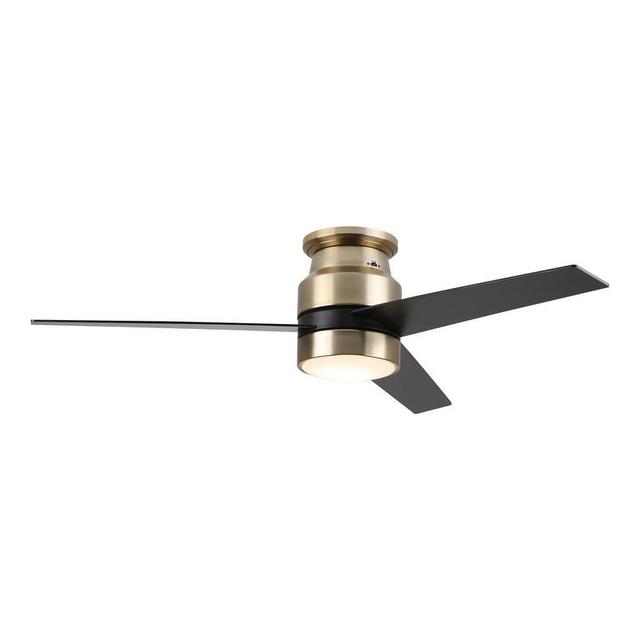 Ranger 52 in. LED Indoor Gold Smart Ceiling Fan with Light Kit and Wall Control, Works with Alexa/Google Home/Siri