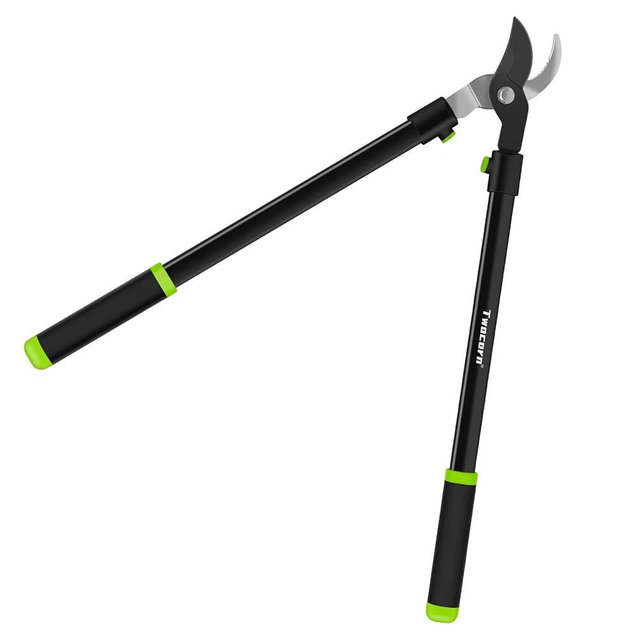 Twocorn 28" Garden Bypass Lopper with Steel Blade, Tree Trimmer Branch Cutter for 1.5’’ Cutting Capacity