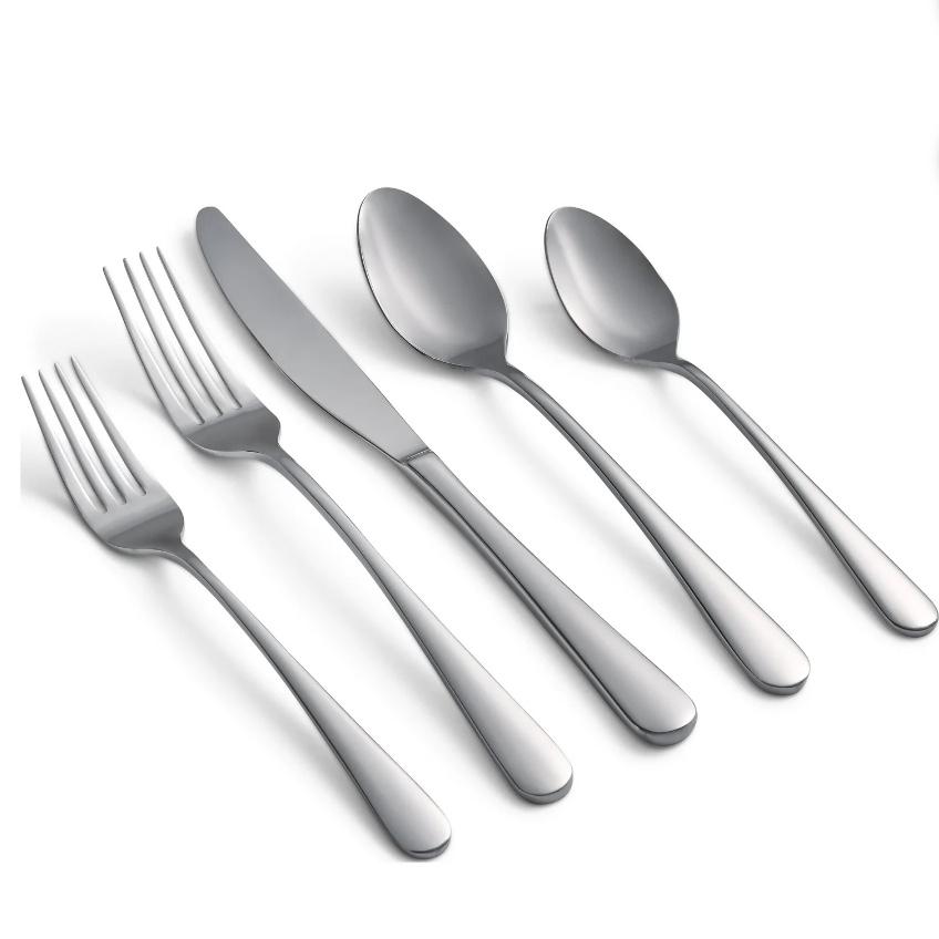 Cambridge Harmonize Mirror 20-Piece Forged Stainless Steel Flatware Set (Service for 4) - Walmart.com