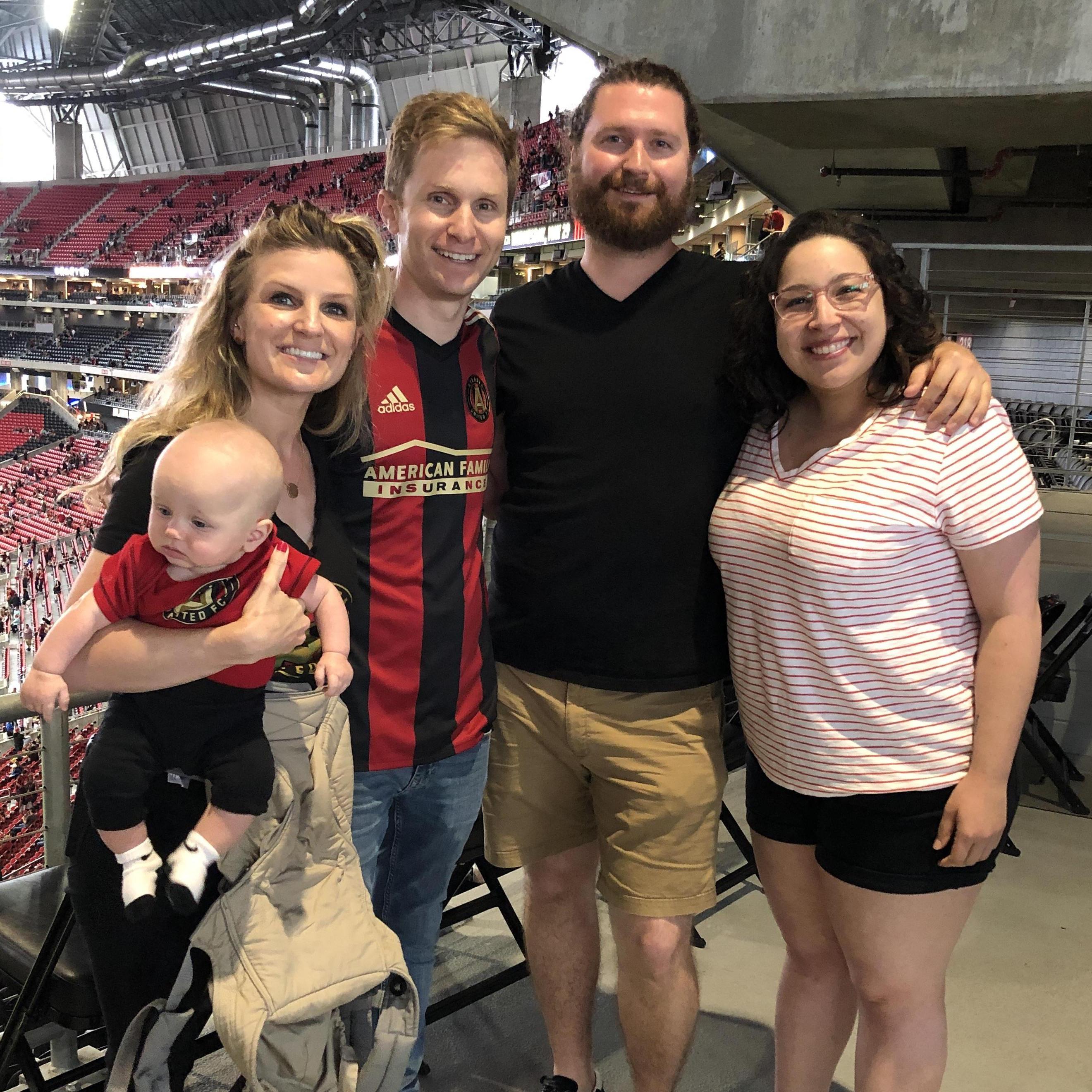 Atlanta United game with our dear friends Mike & Estie!