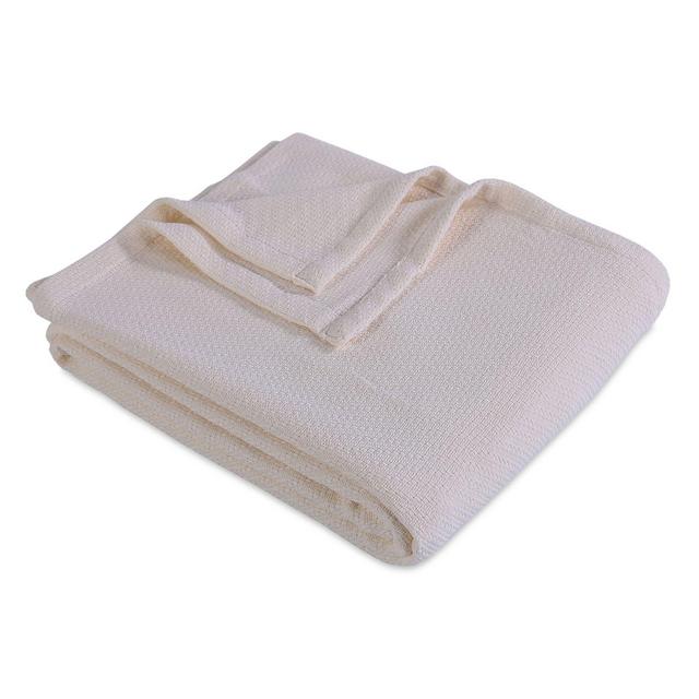 Berkshire 2019 Twin Cotton Blanket in Ivory