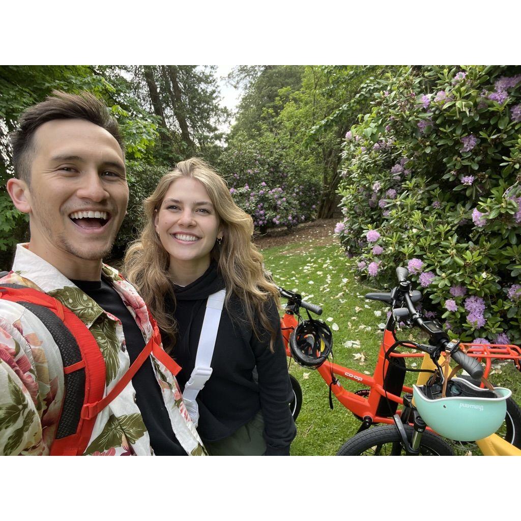 Biking around Seattle