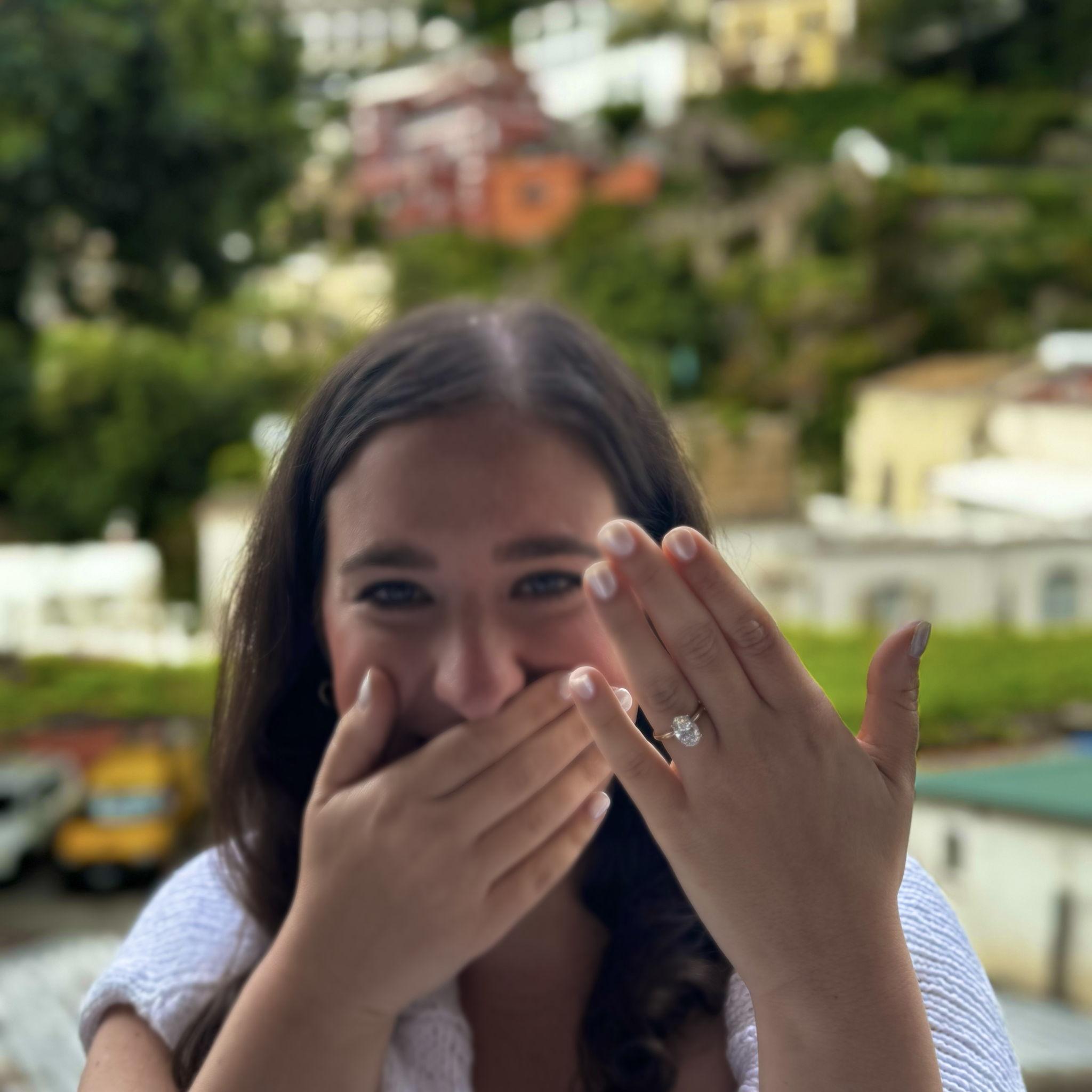 Our Engagement in Positano, Amalfi Coast, Italy.