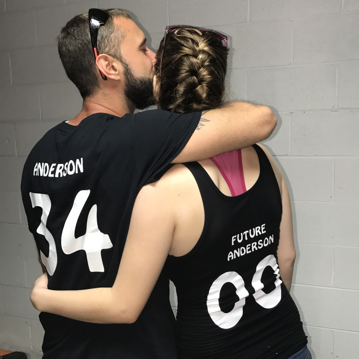 Our matching shirts!