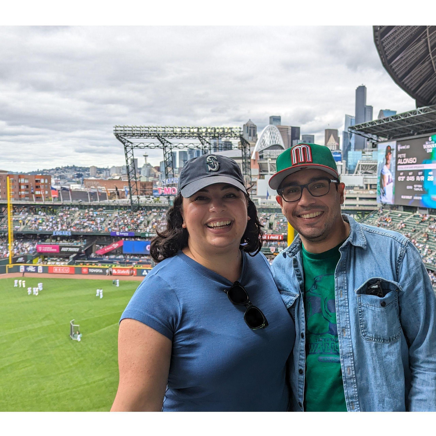 Since the earliest stages of our relationship, going to a baseball game has been one of our favorite dates!