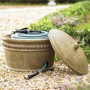 Beaded Stonecast Hose Pot | Grandin Road
