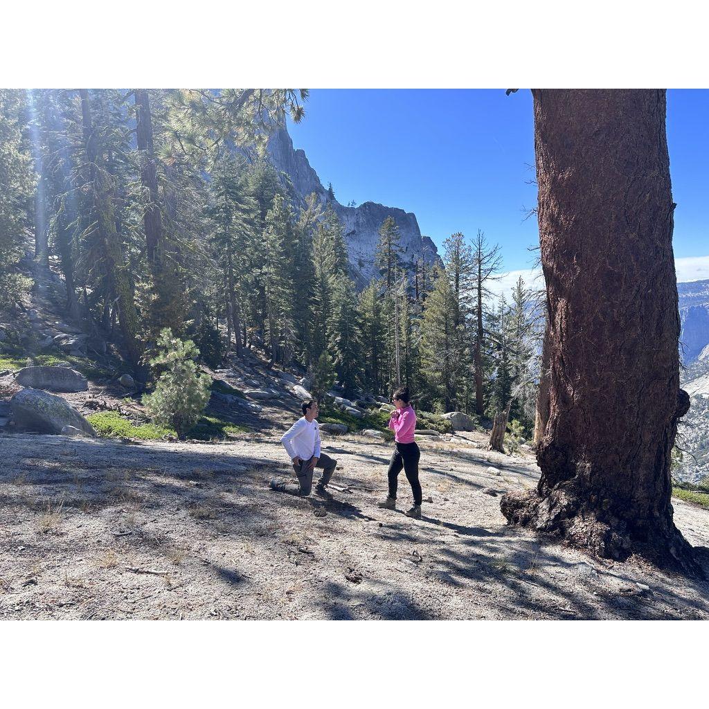 After a long Yosemite hike