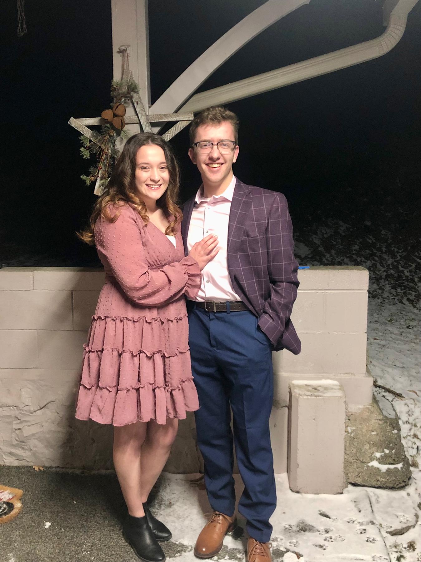 Our first Valentine’s Day date  - we really enjoy getting all fancy and eating really great food!