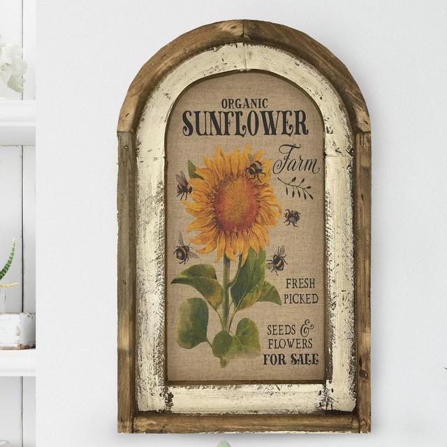 Sunflower Wall Decor | 14" x 22" | Farmhouse Decor | Sunflower Art | Kitchen Wall Art |
