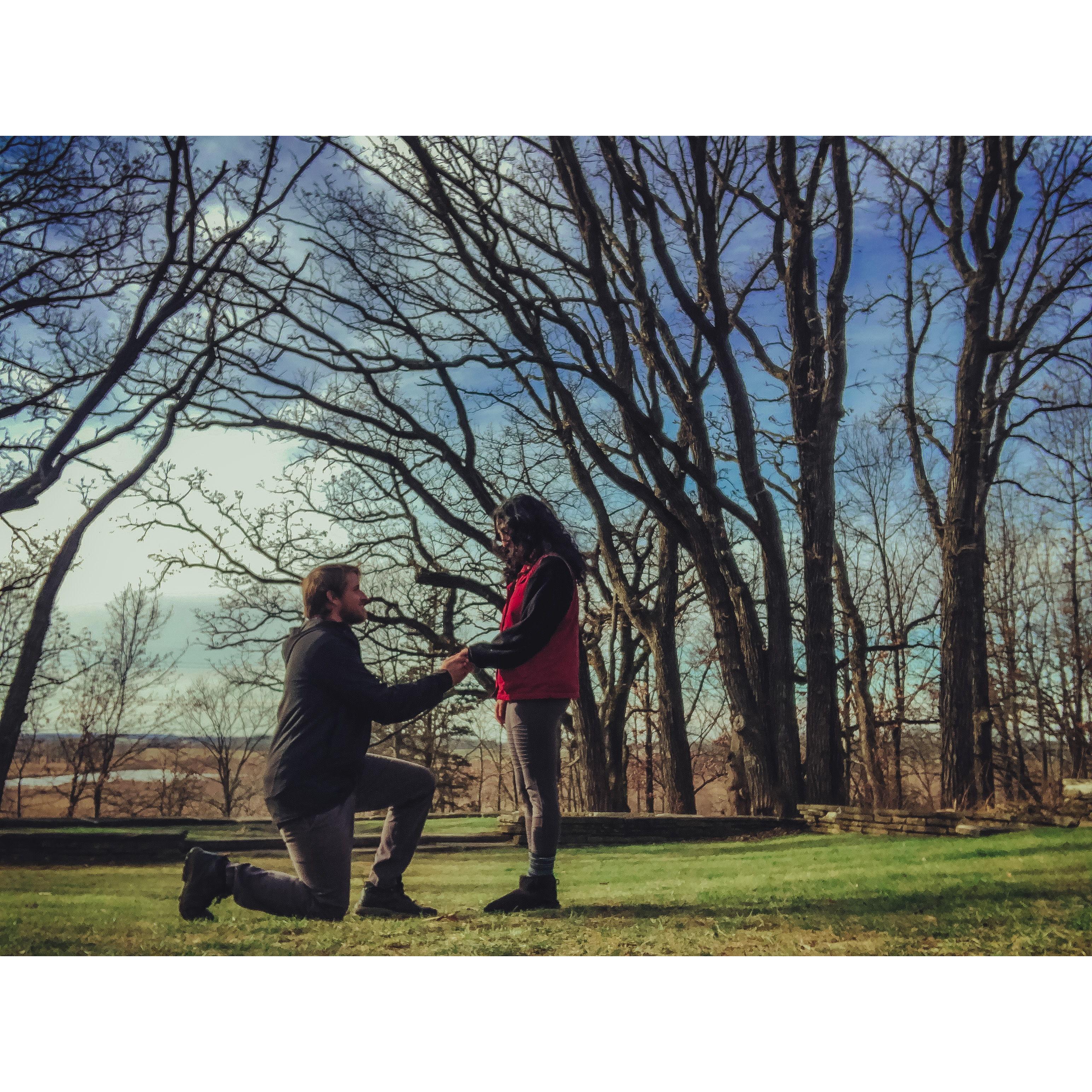 Ash had zero knowledge of Matts proposal and thought they were going for a normal hike per the usual. Candidness staged once again.