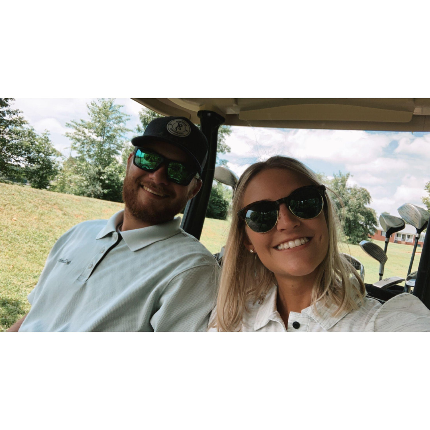 Justin tried convincing me that golf is fun...I'm still not convinced