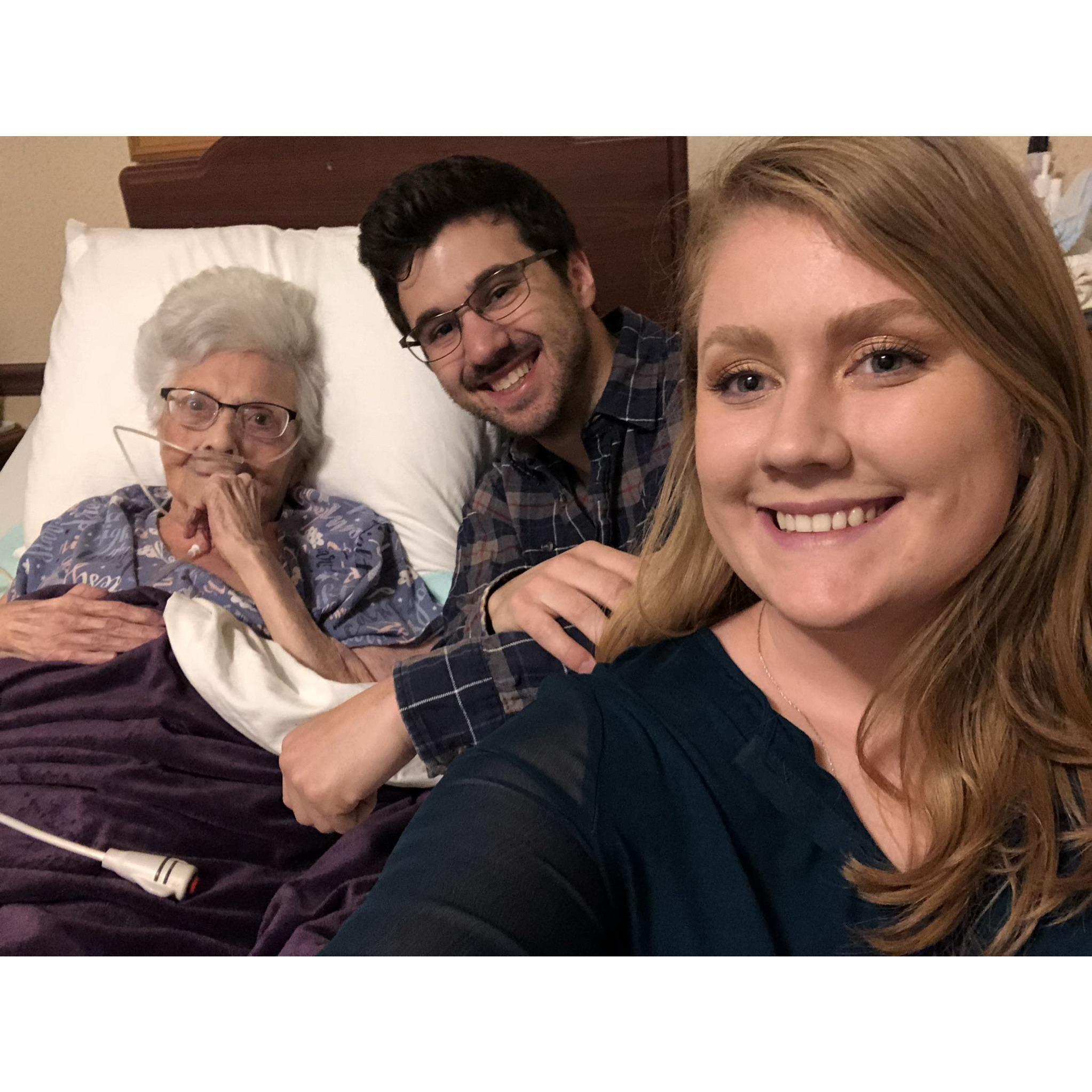 visiting grandma Flo <3