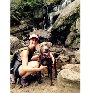 Hiking with Stella in CO