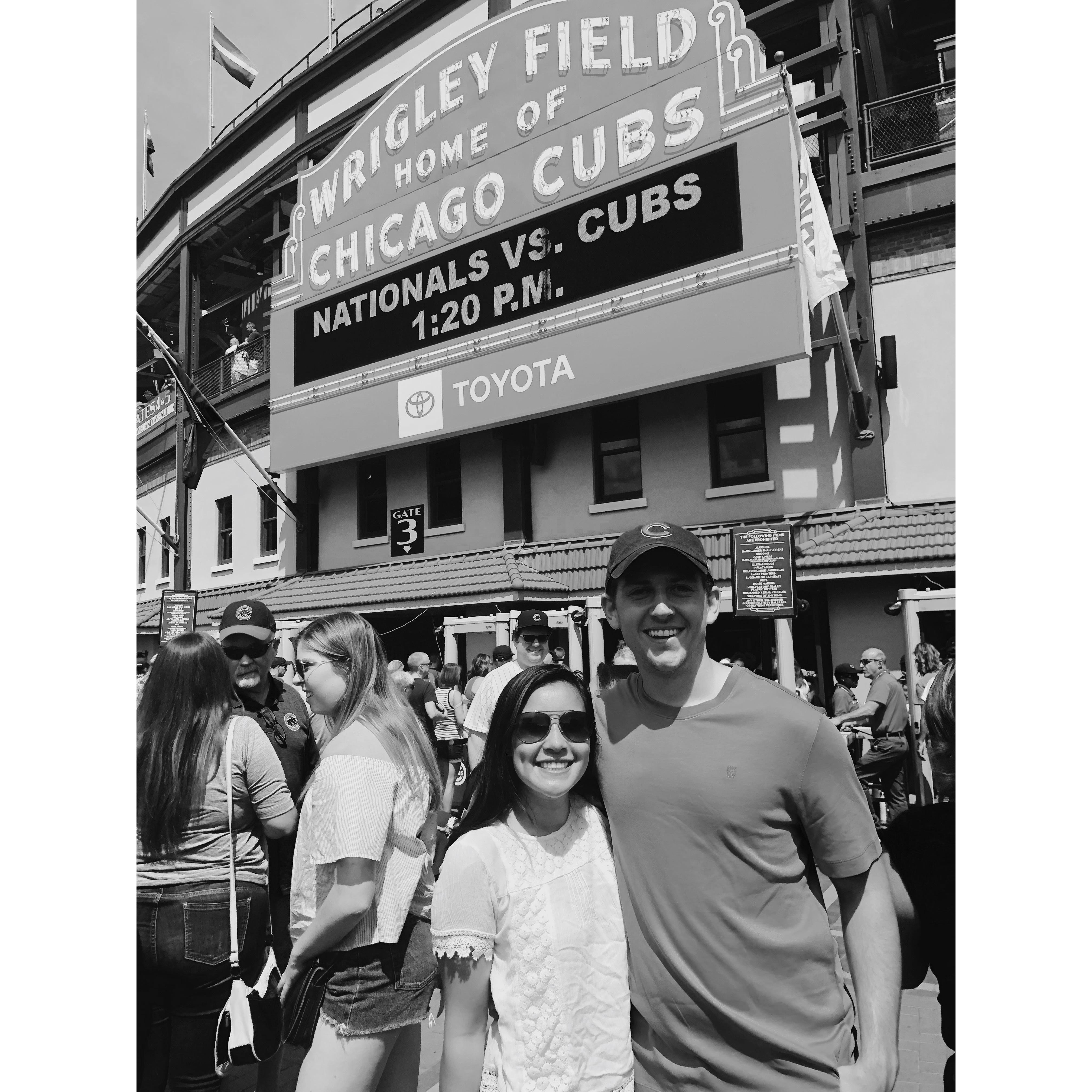 "Micah's first time in Chicago, Cat's favorite city in the entire world"