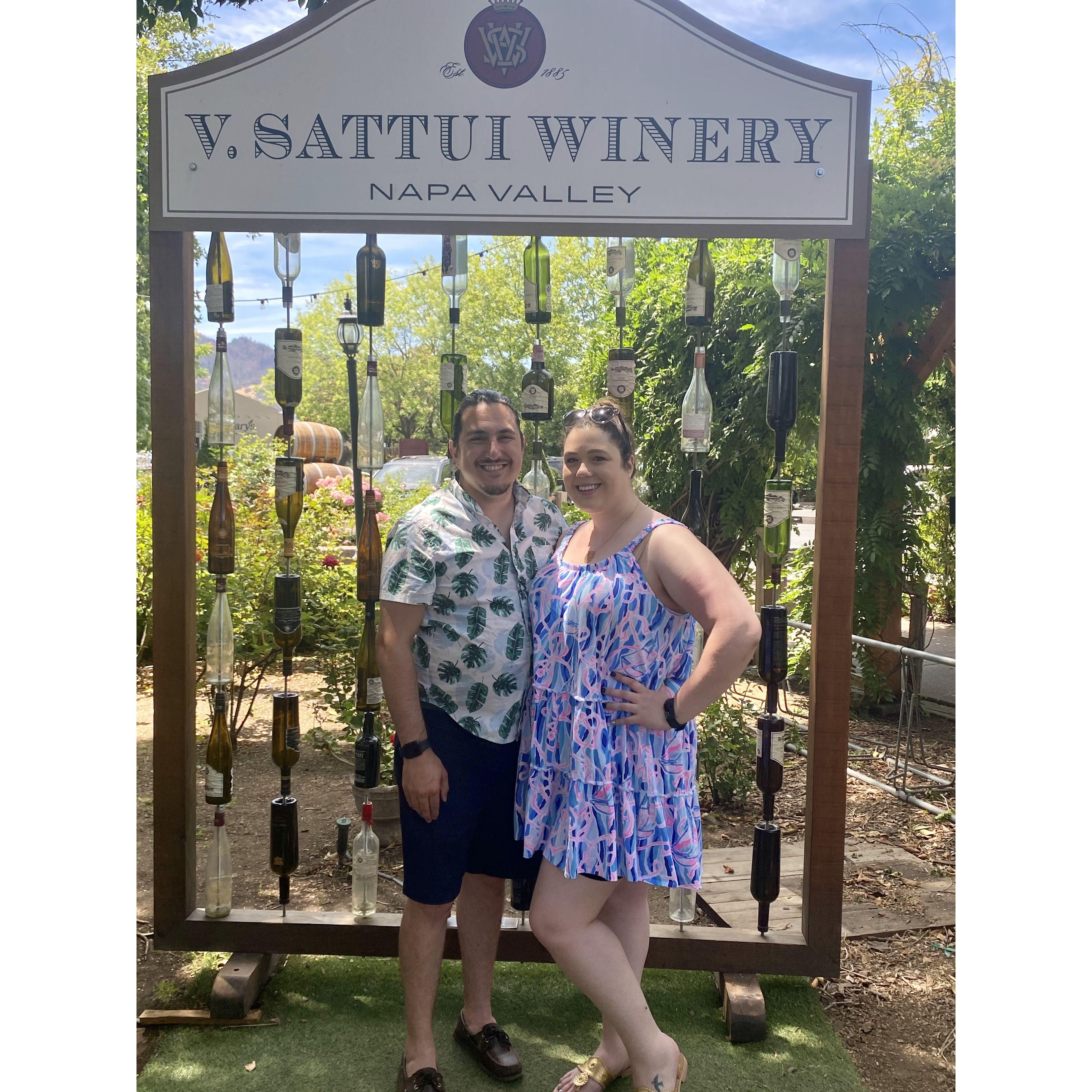 Napa, CA wine tours, June 2021.