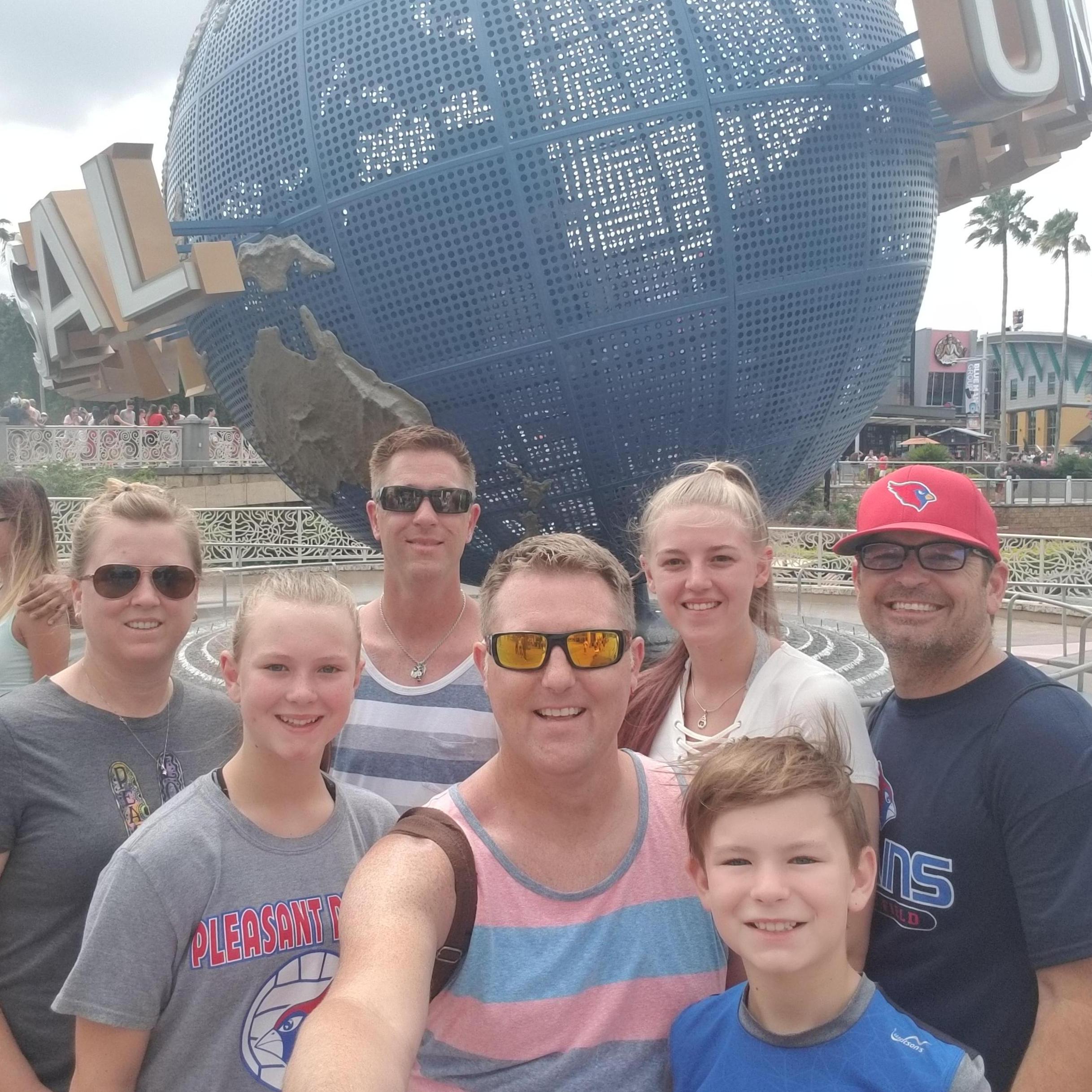 Hot and humid Universal Studios Orlando vacation