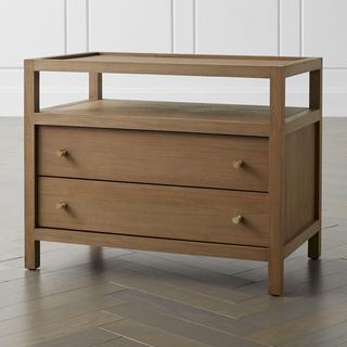 Keane Solid Wood Charging Nightstand