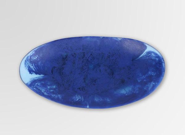 Resin Seed Platter - Cobalt