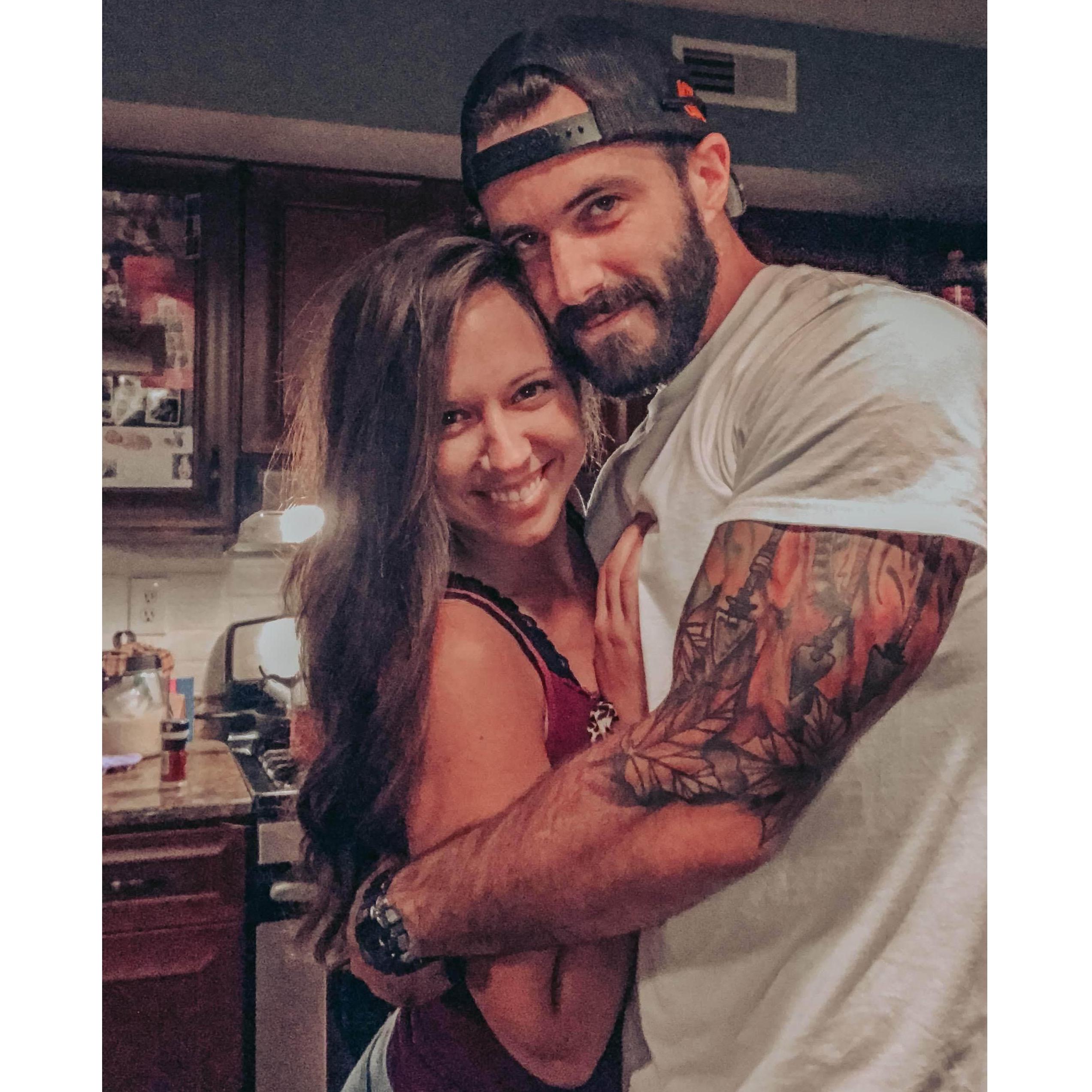 One of our late night traditions is acoustic singalongs in the kitchen