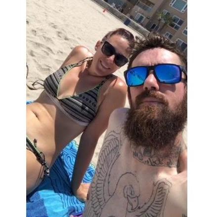 Our first beach vacation together this summer in San Diego.