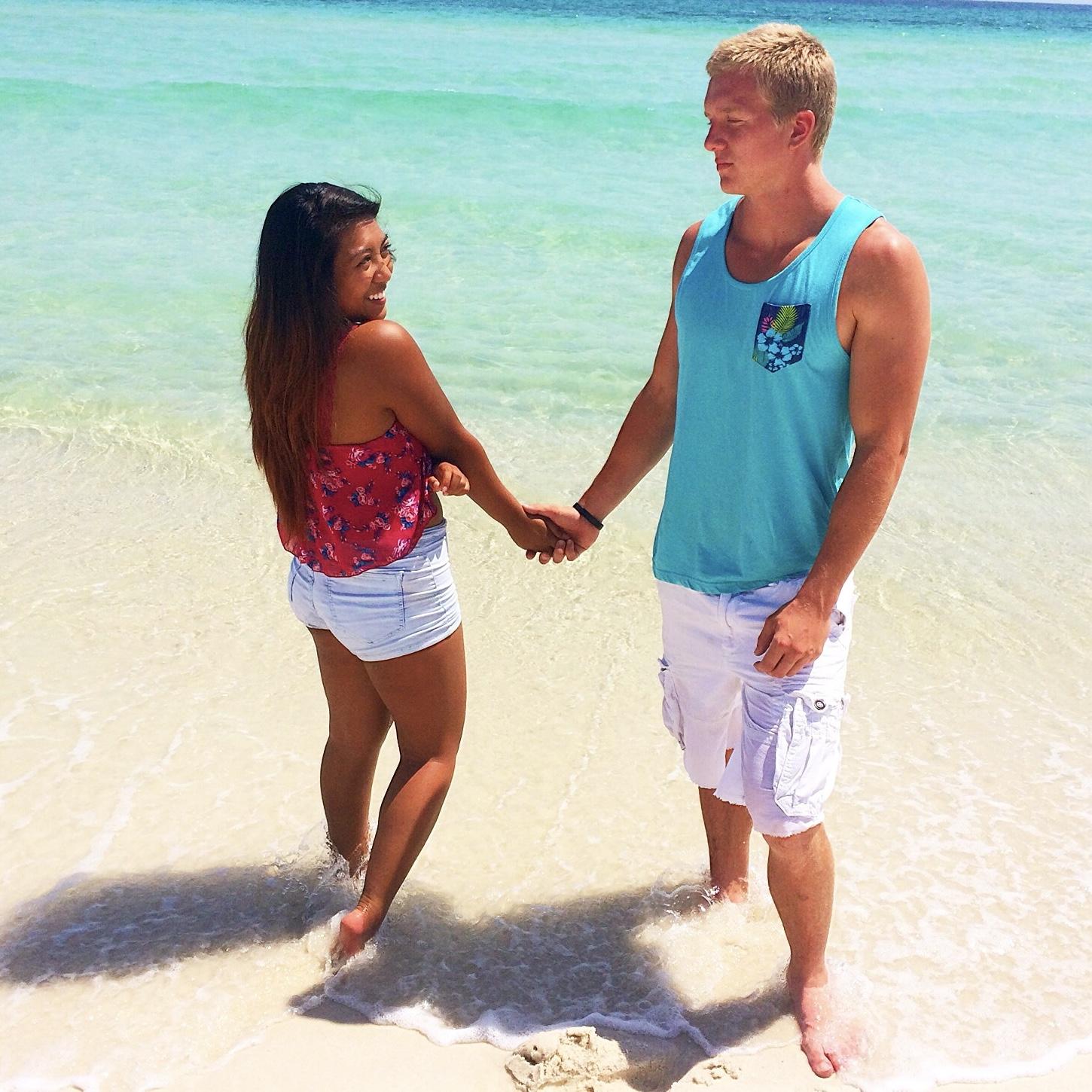 Senior year beach day
