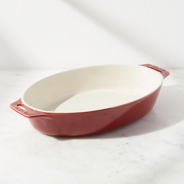 Staub ® Rustic Red Oval Baker