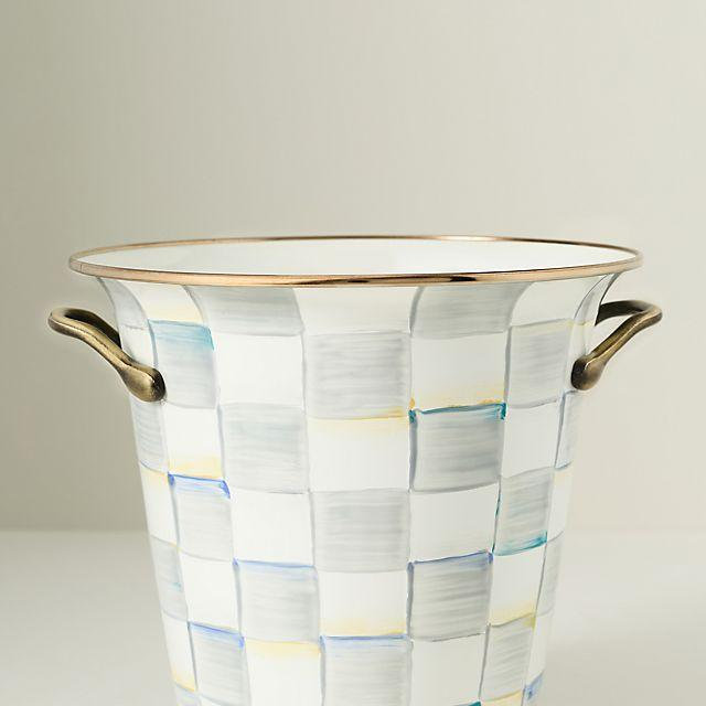 MacKenzie-Childs Check Wine Cooler
