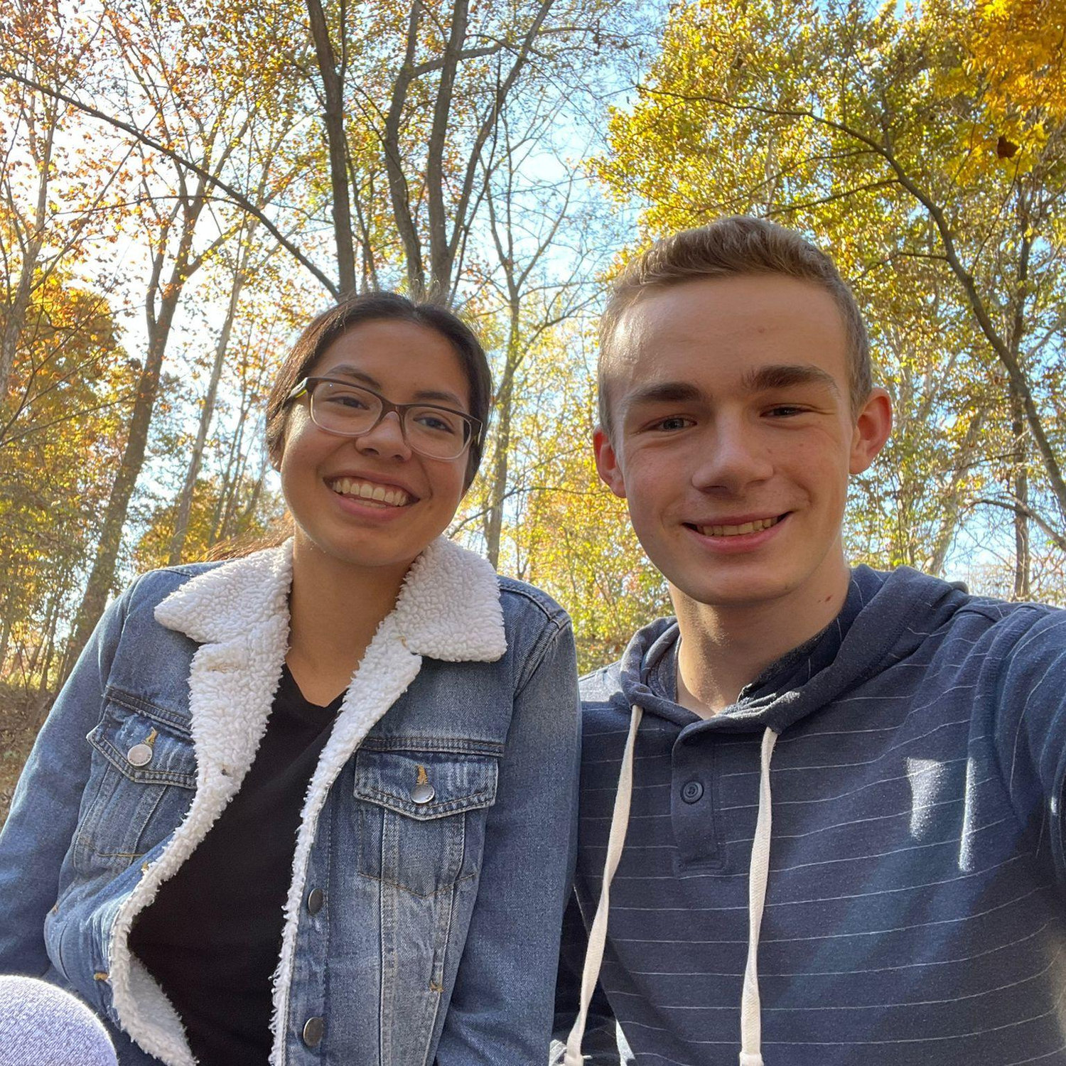 This was our first photo together as a couple taken way back in 2021!