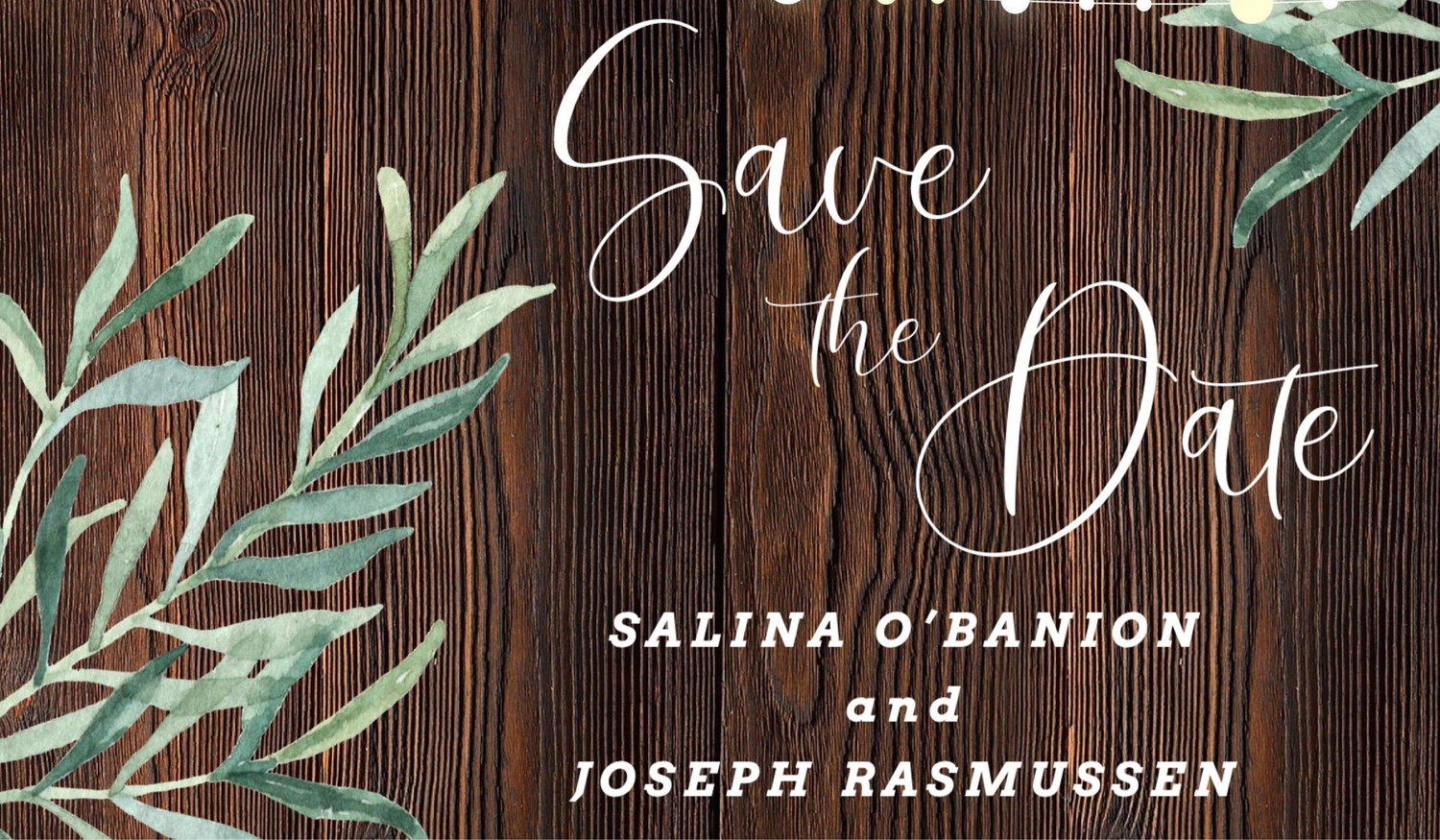 The Wedding Website of Salina O’Banion and Joseph Rasmussen