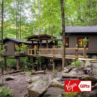 2-Night Treehouse Cabin Getaway for 2 & Mountaintop Dinner - North Carolina