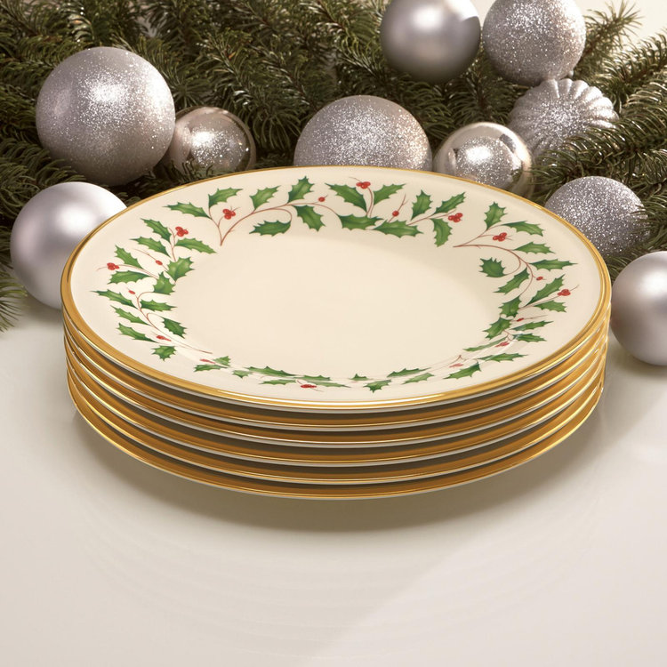 未使用 LENOX 21cmプレート6枚　クリスマス Lenox, Holiday Dinner Plate | Zola