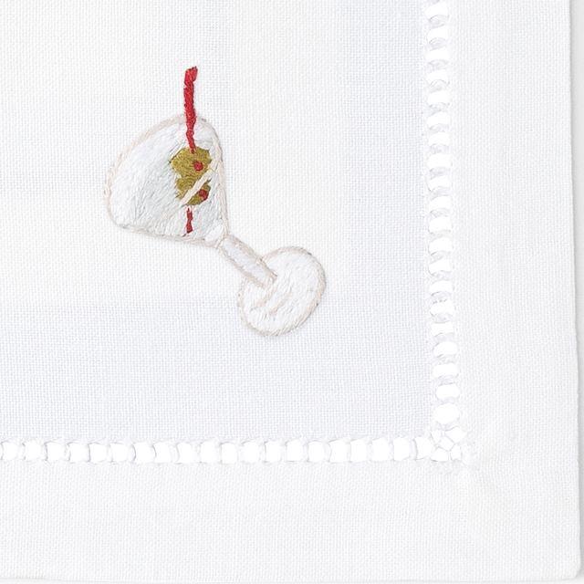 Martini Cocktail Napkins (Set of 4)