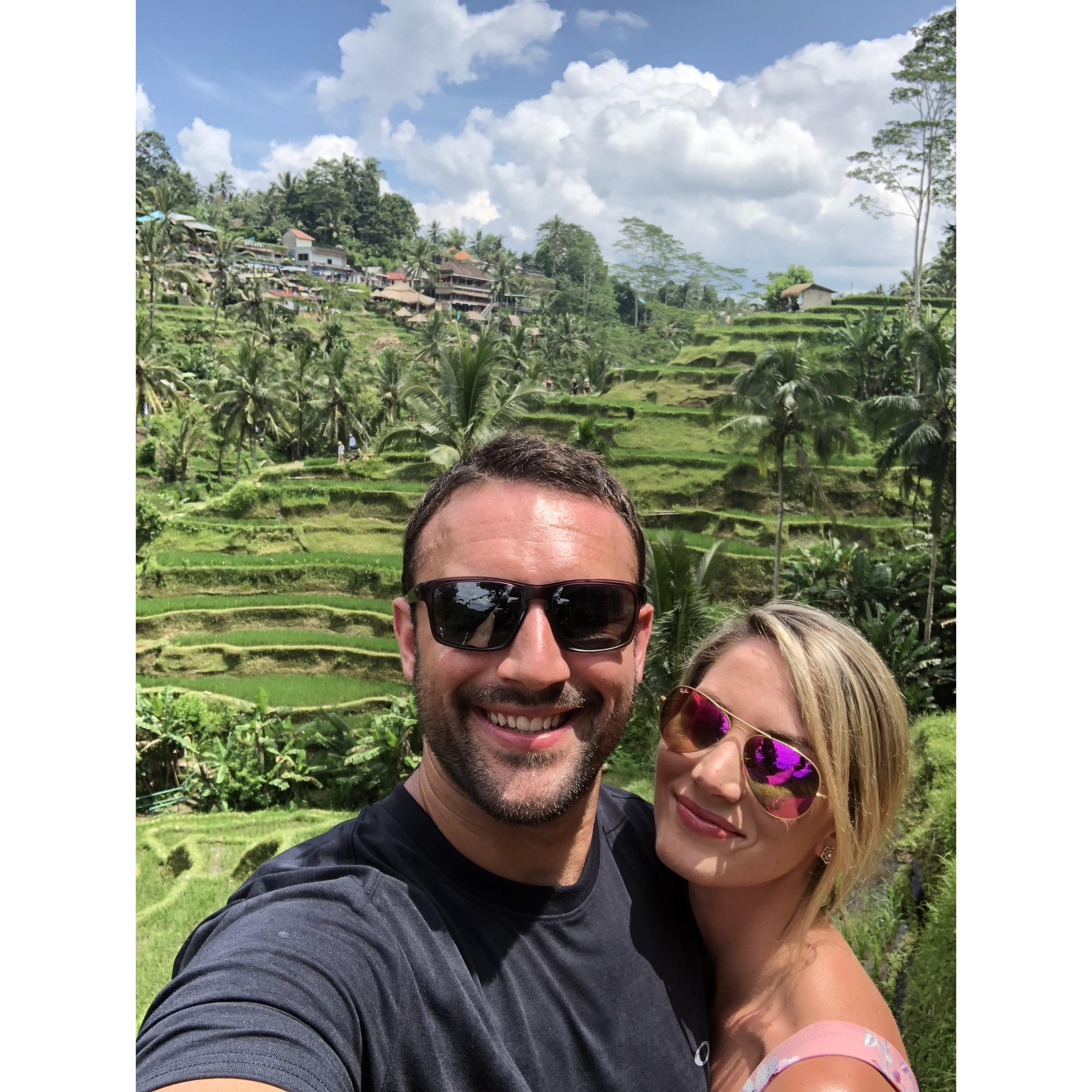 Tegalalang Rice Terrace in Bali, Indonesia