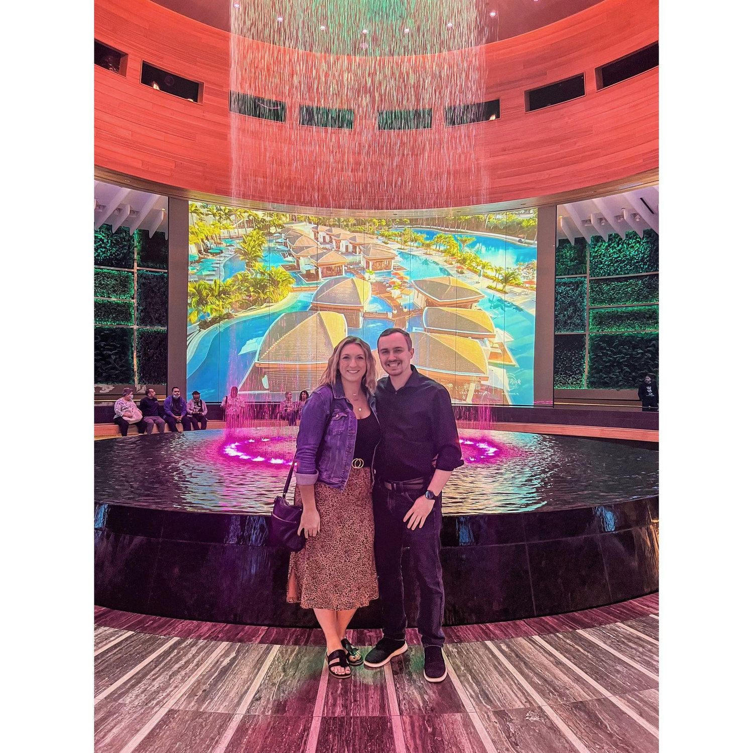 Our first BIG vacation together going to visit lots of friends in Miami