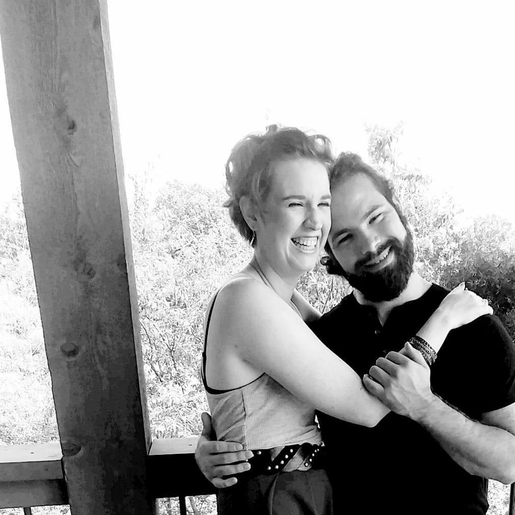Our first photo together - July 2019