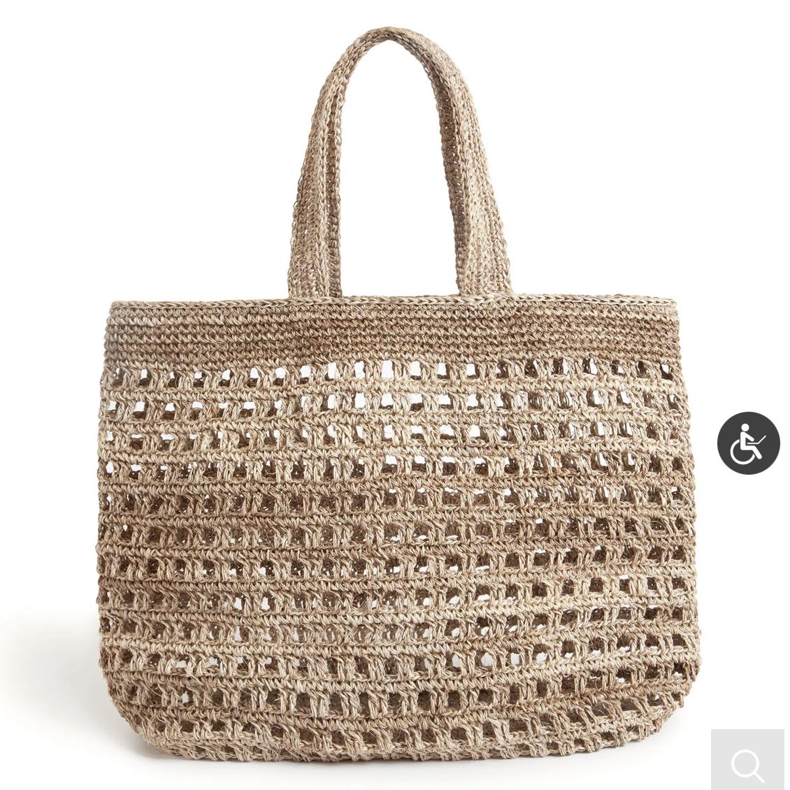 Kassatex Beach Bag Tote - Jumbo - Bianco