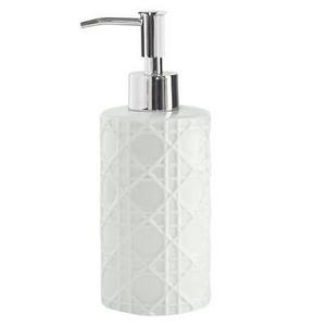 Rattan Lotion Dispenser White - Kassatex®
